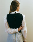 FARRA VEST | noir | organic