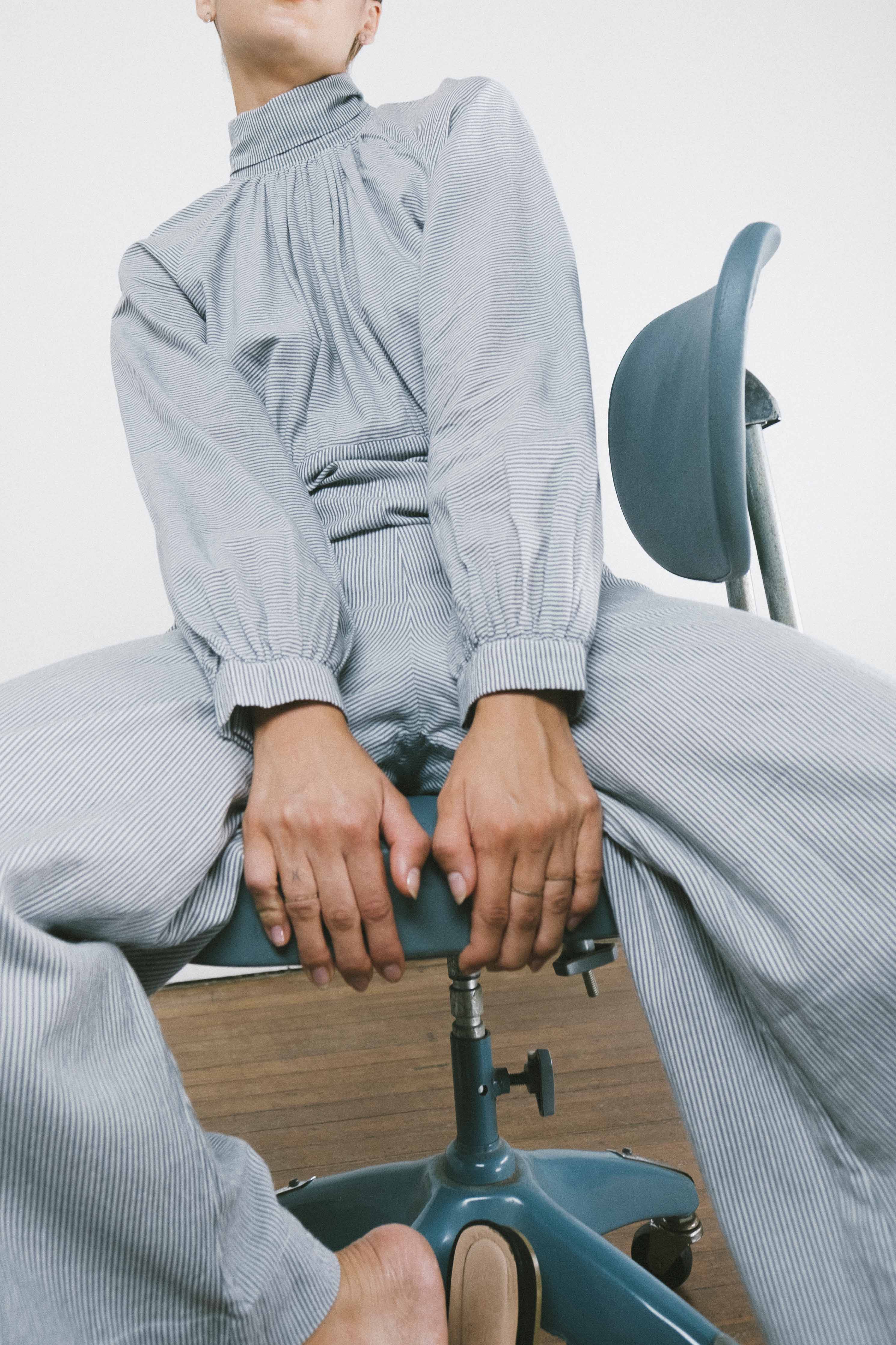 MESQUITE JUMPSUIT | stripe | WAREHOUSE SALE