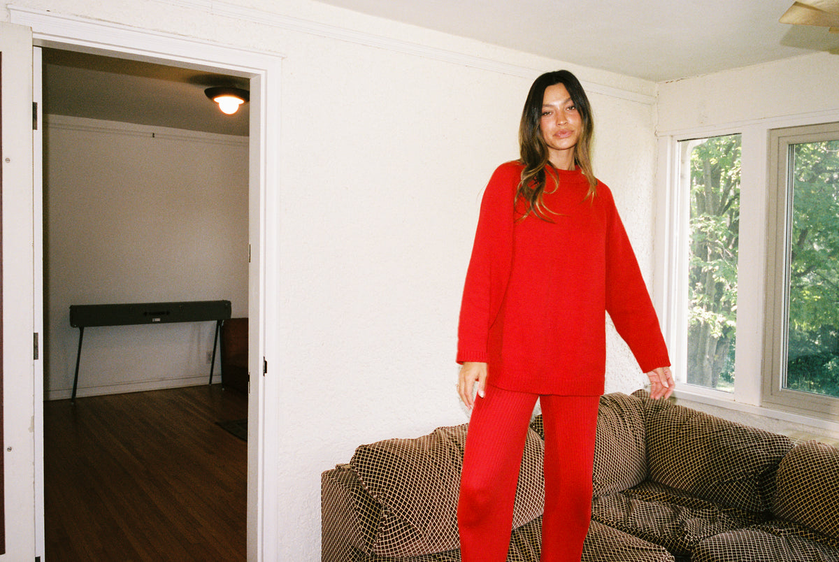 CHUNKY OVERSIZED JUMPER | piquillo