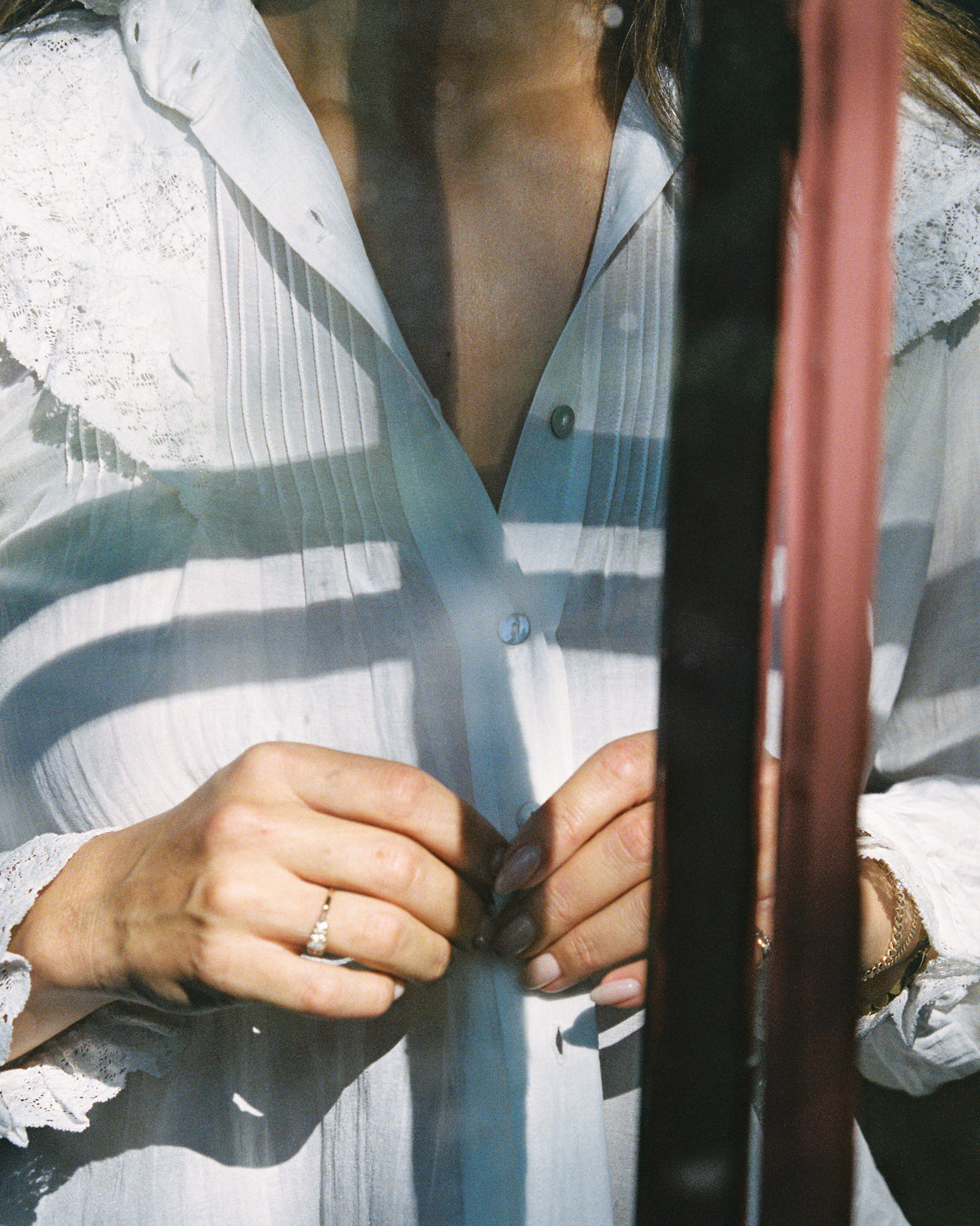 MAYA BLOUSE | bone | organic