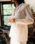 MAYA BLOUSE | bone | organic