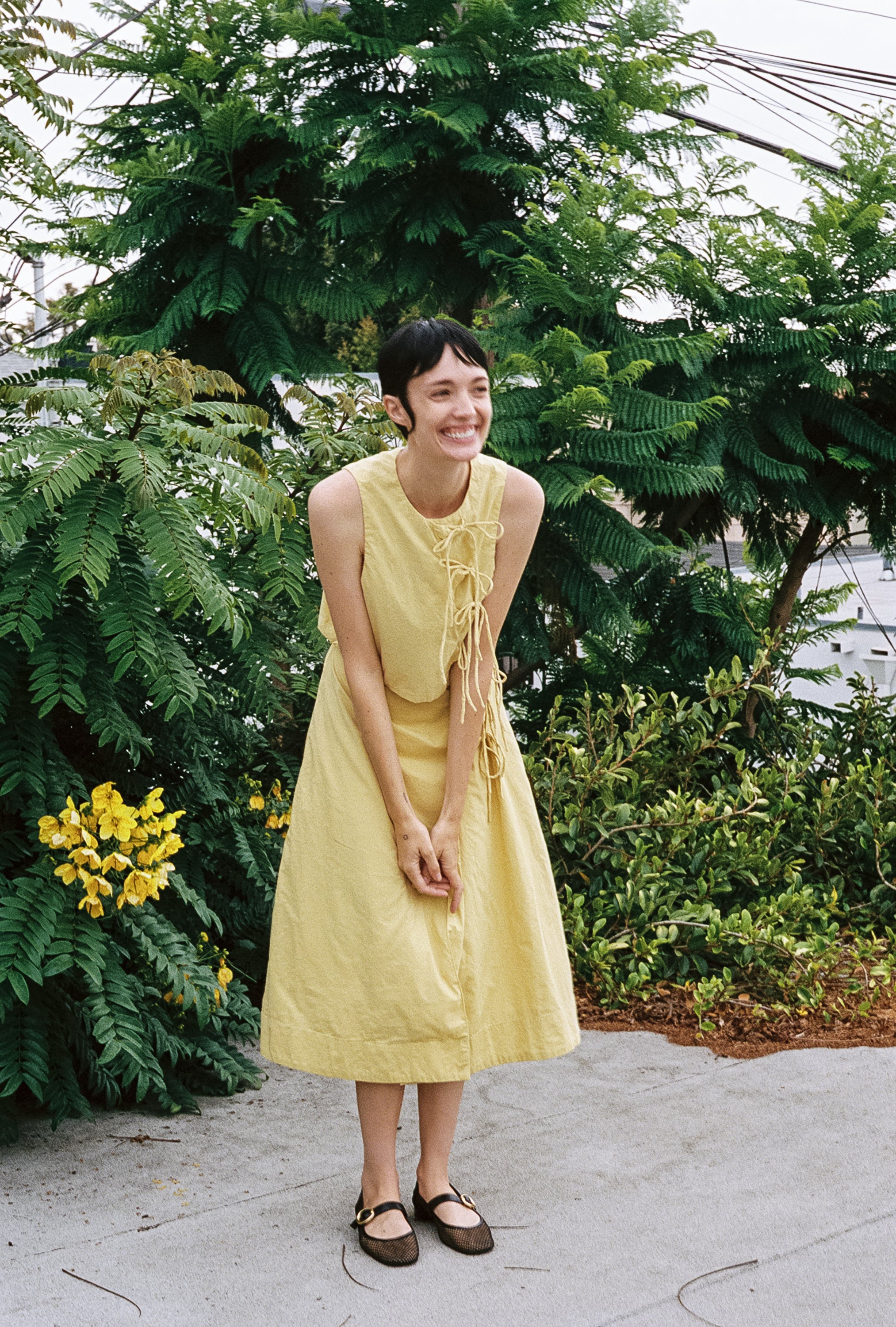 ELDI SKIRT | butter | organic + earth dyed