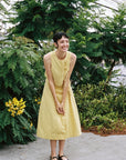 ELDI SKIRT | butter | organic + earth dyed