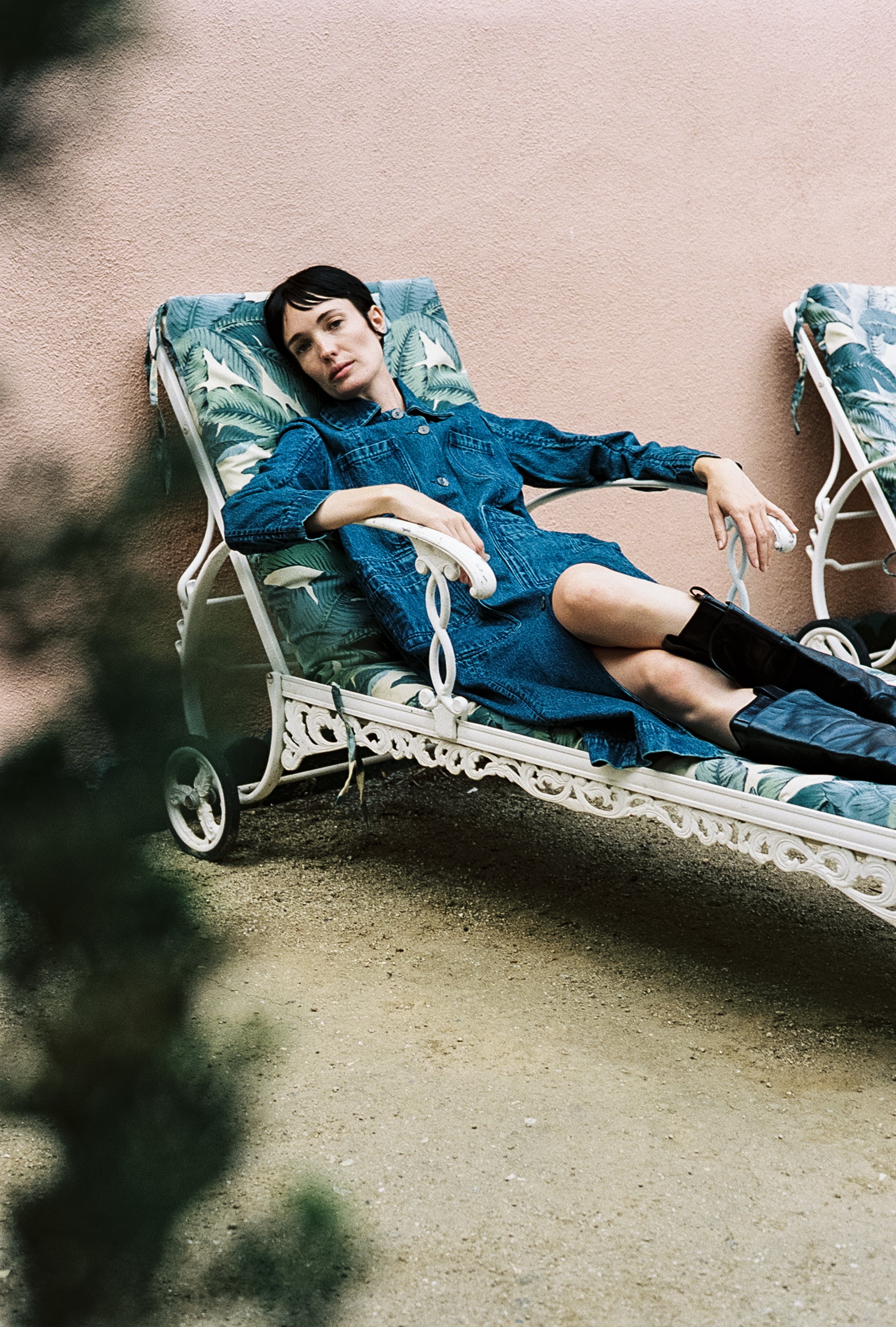 CONRAD CAR COAT | denim | organic + earth dyed