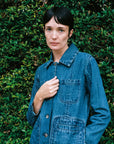 CONRAD CAR COAT | denim | organic + earth dyed