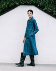 CONRAD CAR COAT | denim | organic + earth dyed