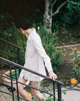 CONRAD CHORE COAT | bone denim | organic + undyed
