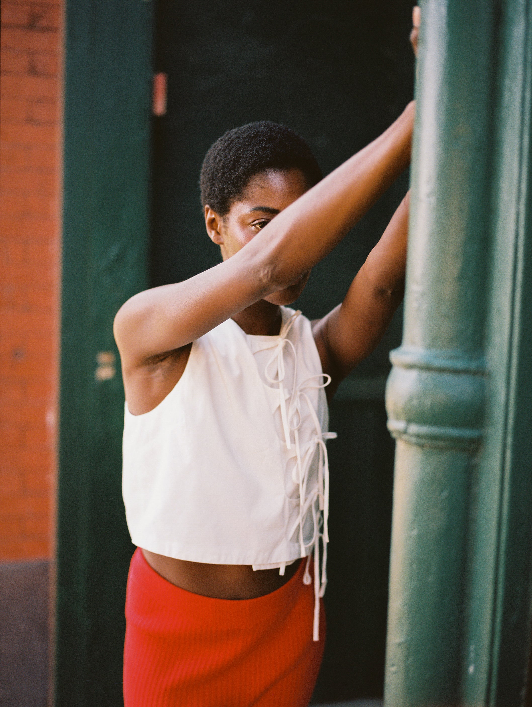 TAHINI TOP | salt | organic + earth dyed