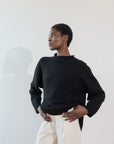 CHUNKY OVERSIZED JUMPER | noir