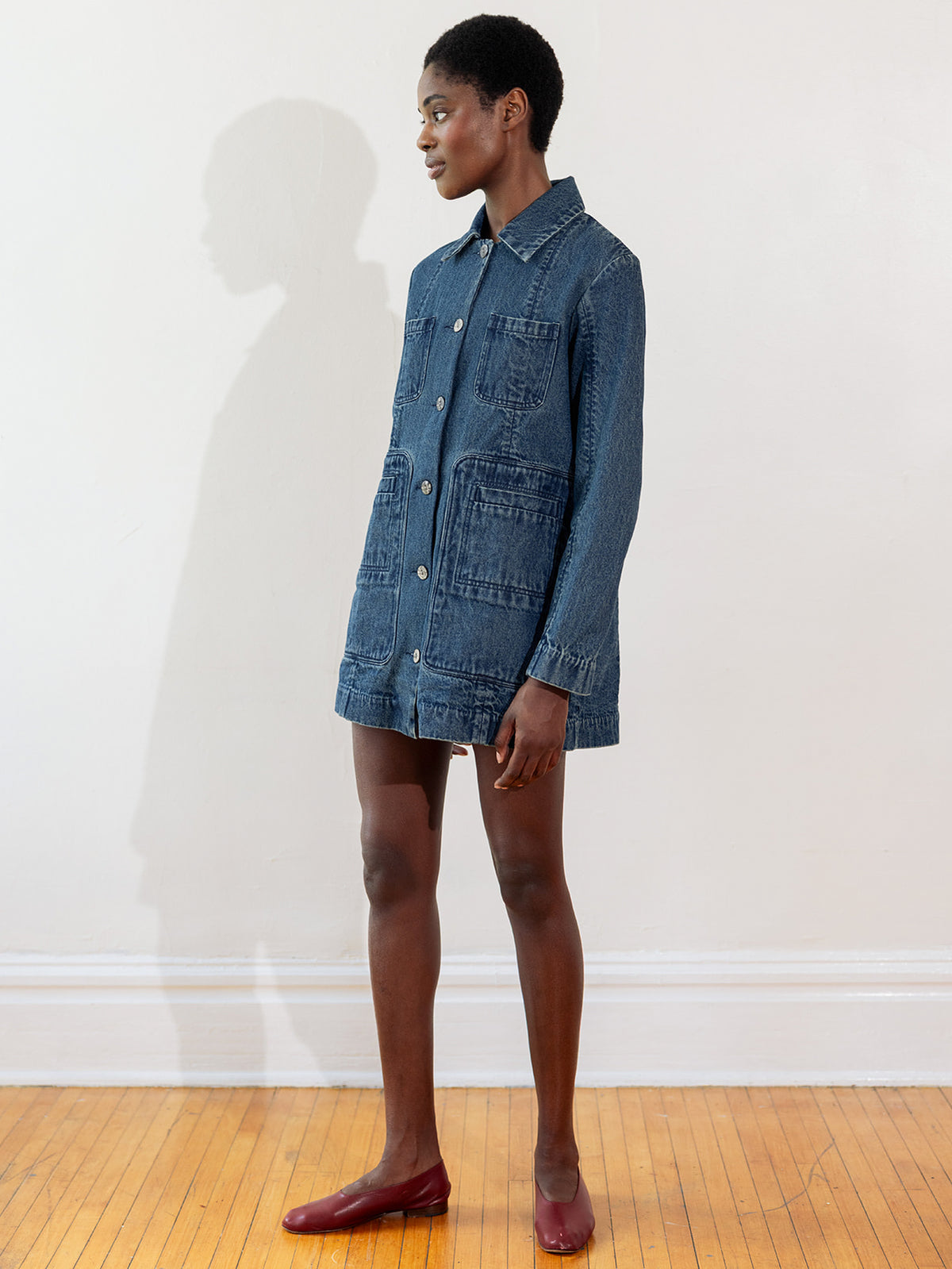 CONRAD CHORE COAT | denim | organic + earth dyed