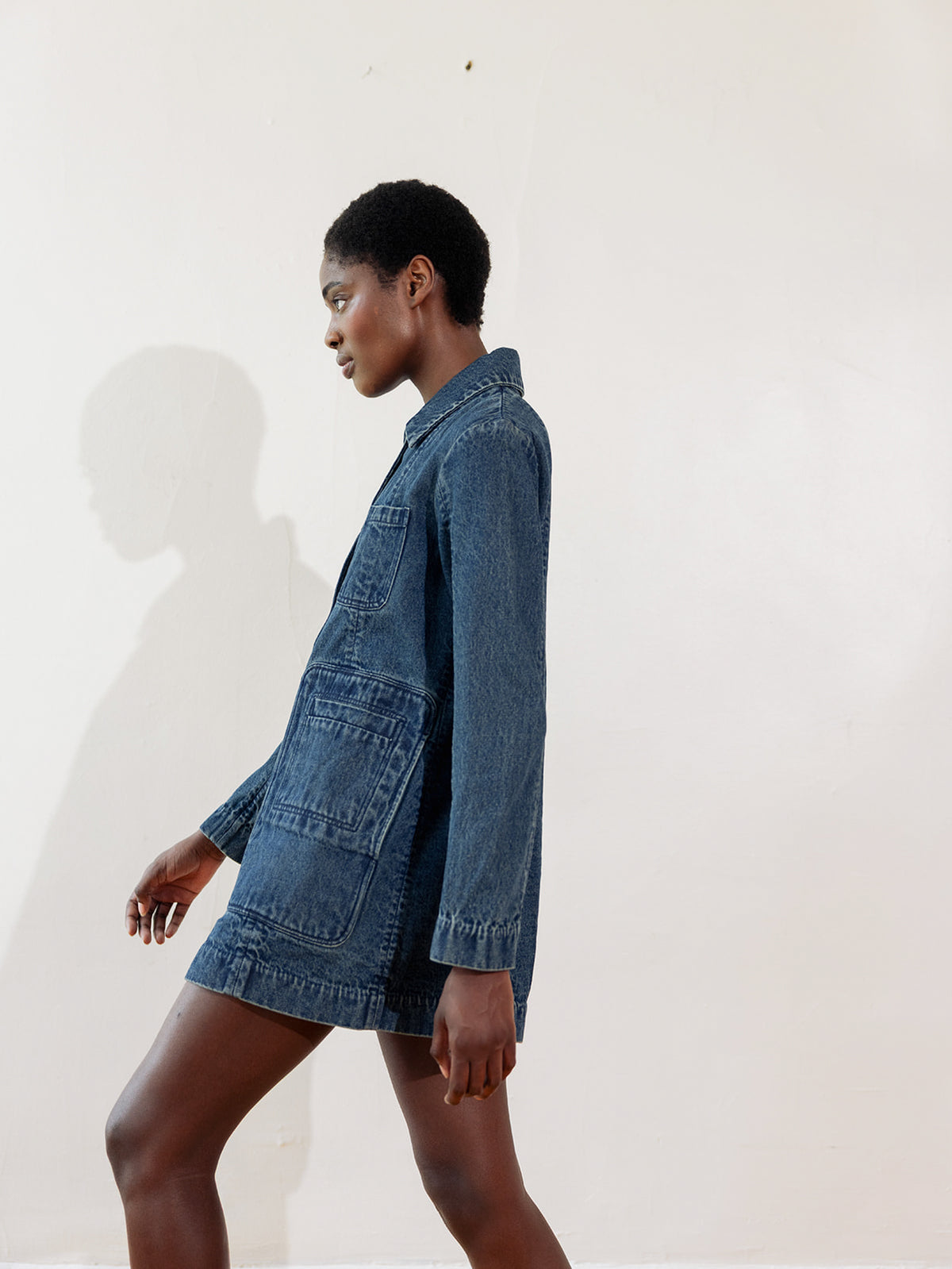 CONRAD CHORE COAT | denim | organic + earth dyed