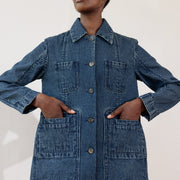 CONRAD CHORE COAT | denim | organic + earth dyed