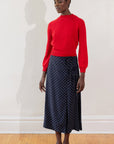 ELDI SKIRT | dotted navy