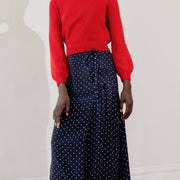 ELDI SKIRT | dotted navy