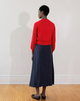 ELDI SKIRT | dotted navy