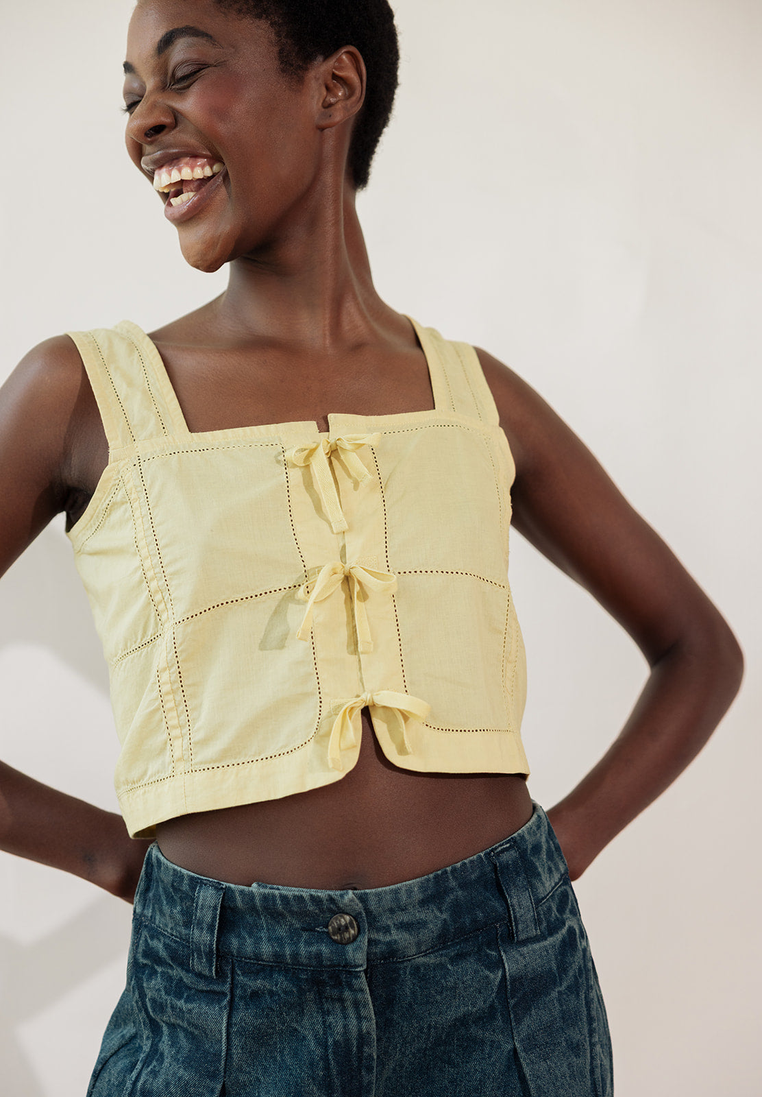 HOSTA TOP | butter | organic + earth dyed