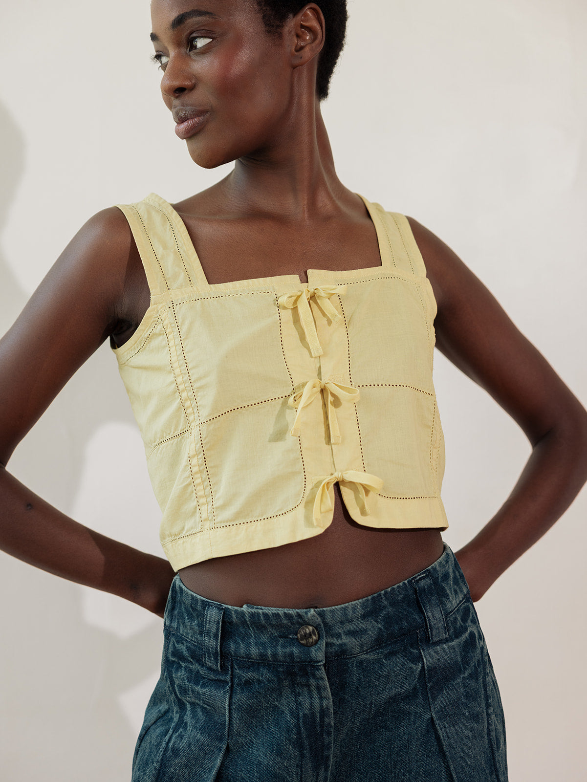 HOSTA TOP | butter | organic + earth dyed