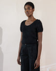 MAHI TOP | noir