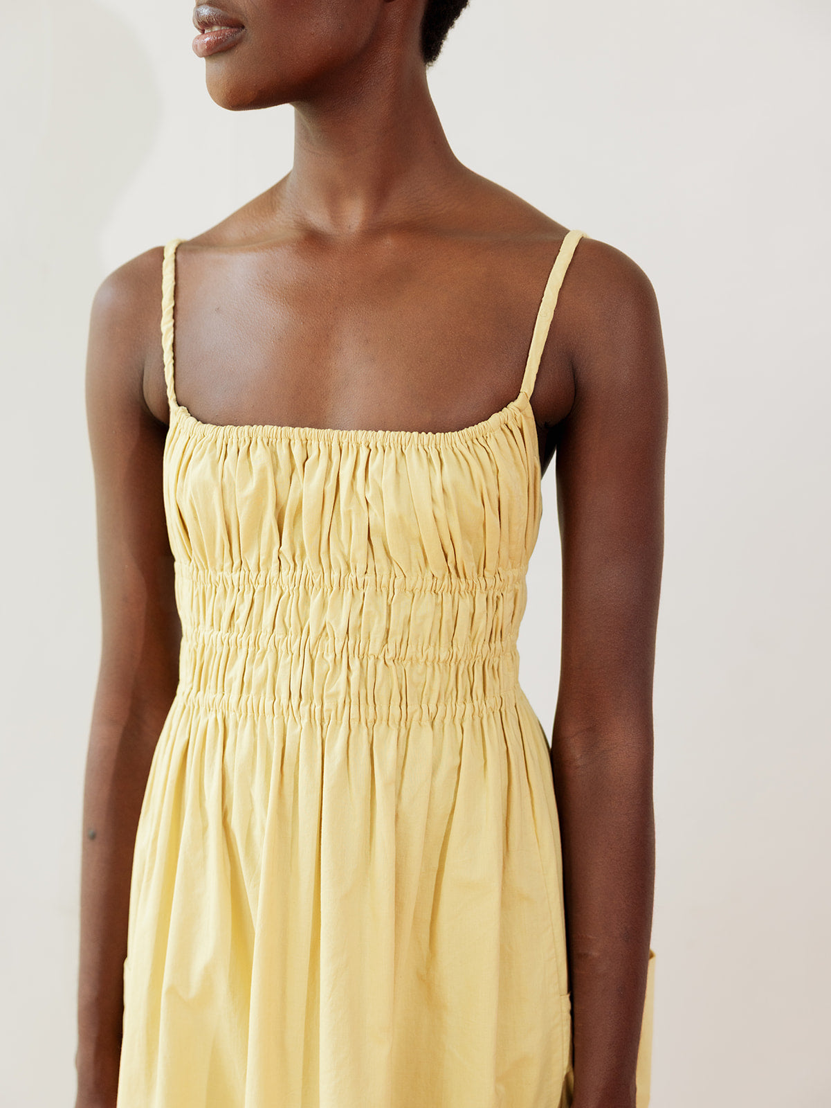MATCHA DRESS | butter | organic + earth dyed