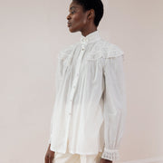 MAYA BLOUSE | bone | organic