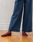 SLOANE TROUSER | indigo denim | organic