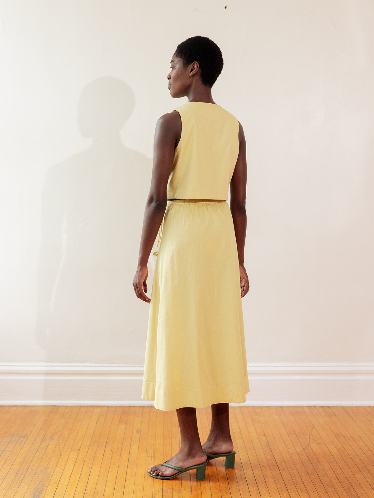 ELDI SKIRT | butter | organic + earth dyed
