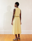 ELDI SKIRT | butter | organic + earth dyed