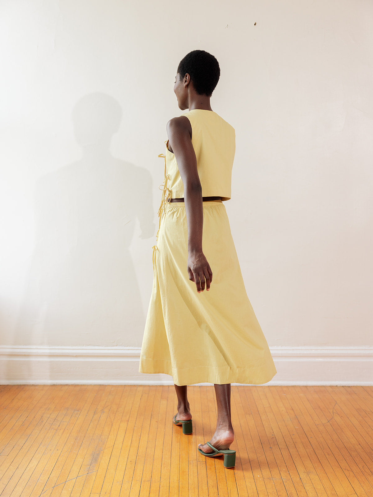 ELDI SKIRT | butter | organic + earth dyed