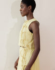 TAHINI TOP | butter | organic + earth dyed