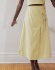 ELDI SKIRT | butter | organic + earth dyed