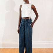 SLOANE TROUSER | indigo denim | organic