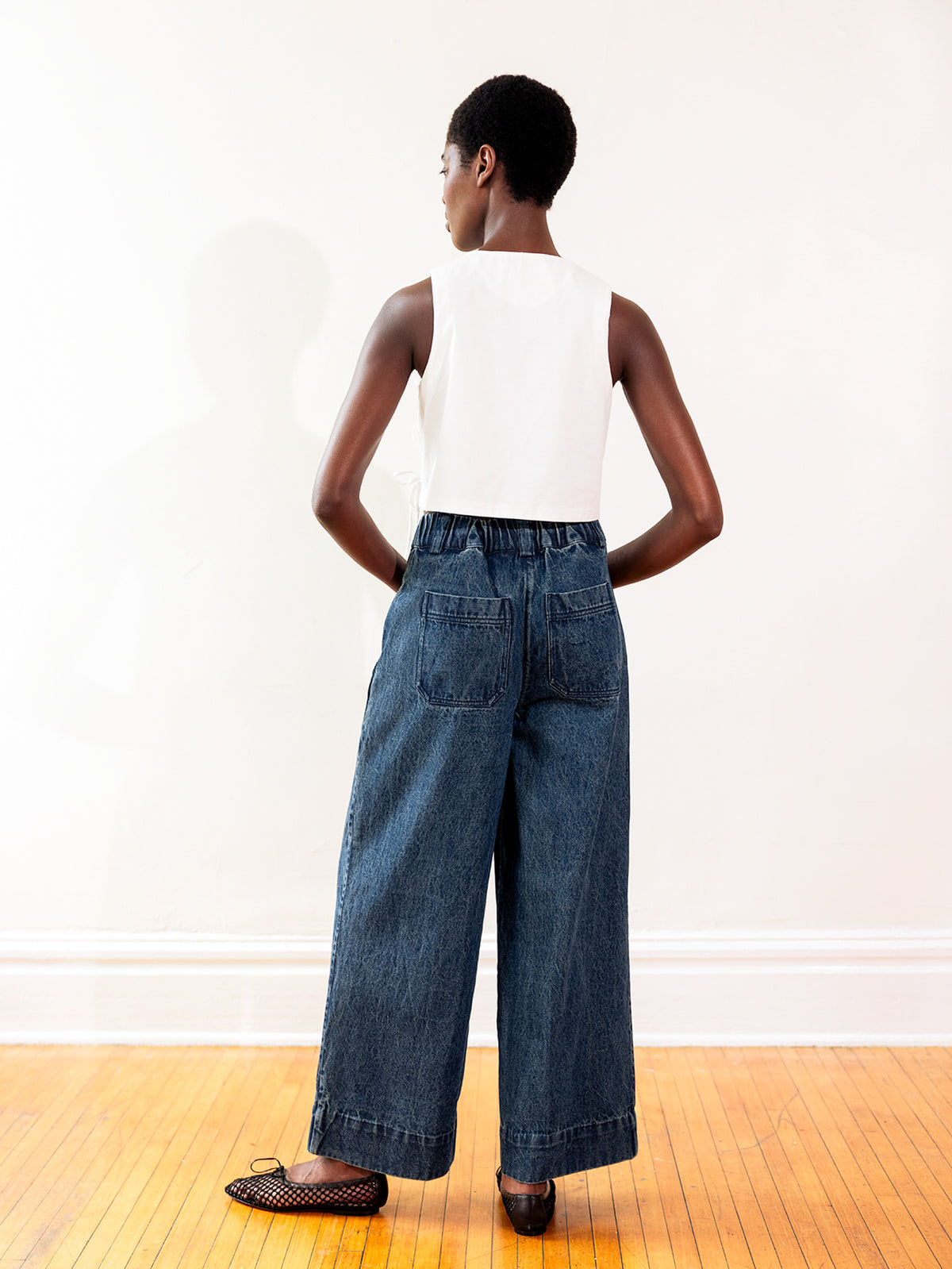 SLOANE TROUSER | indigo denim | organic