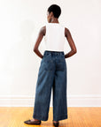 SLOANE TROUSER | indigo denim | organic