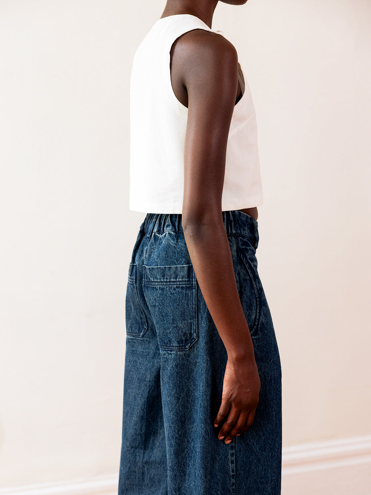 SLOANE TROUSER | indigo denim | organic