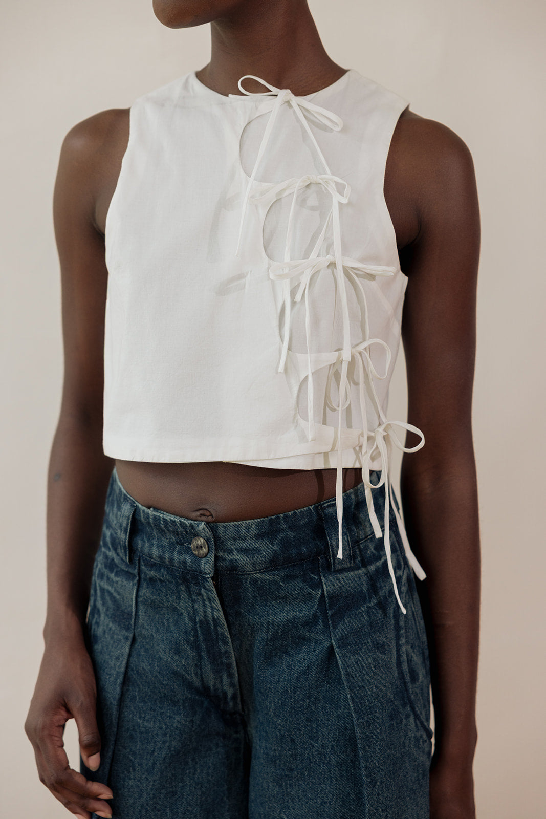 TAHINI TOP | salt | organic + earth dyed