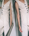SLOANE TROUSER | bone denim | organic