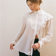 MAYA BLOUSE | bone | organic