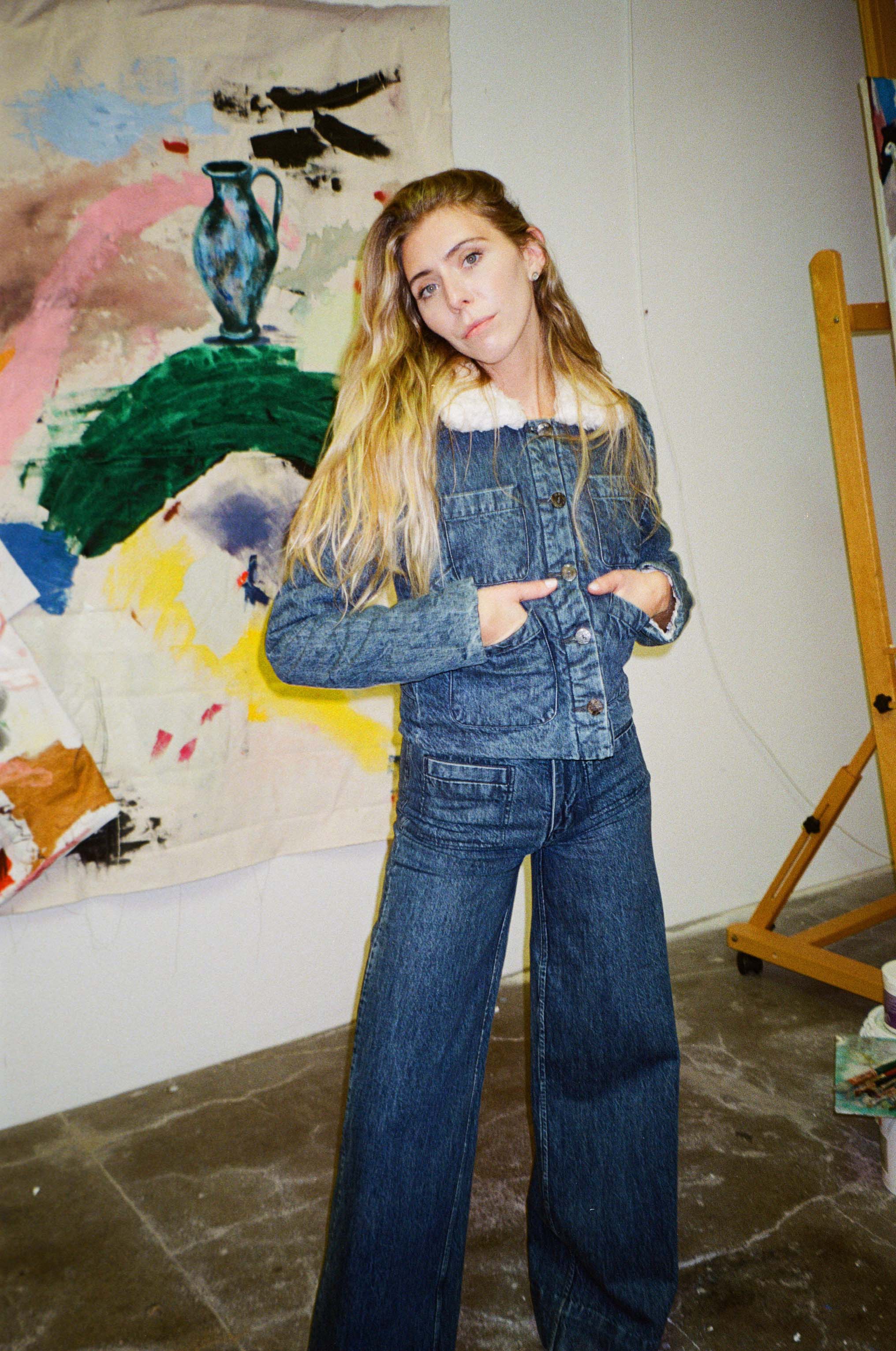 MILO JACKET | denim | organic + earth dyed – Maria Stanley