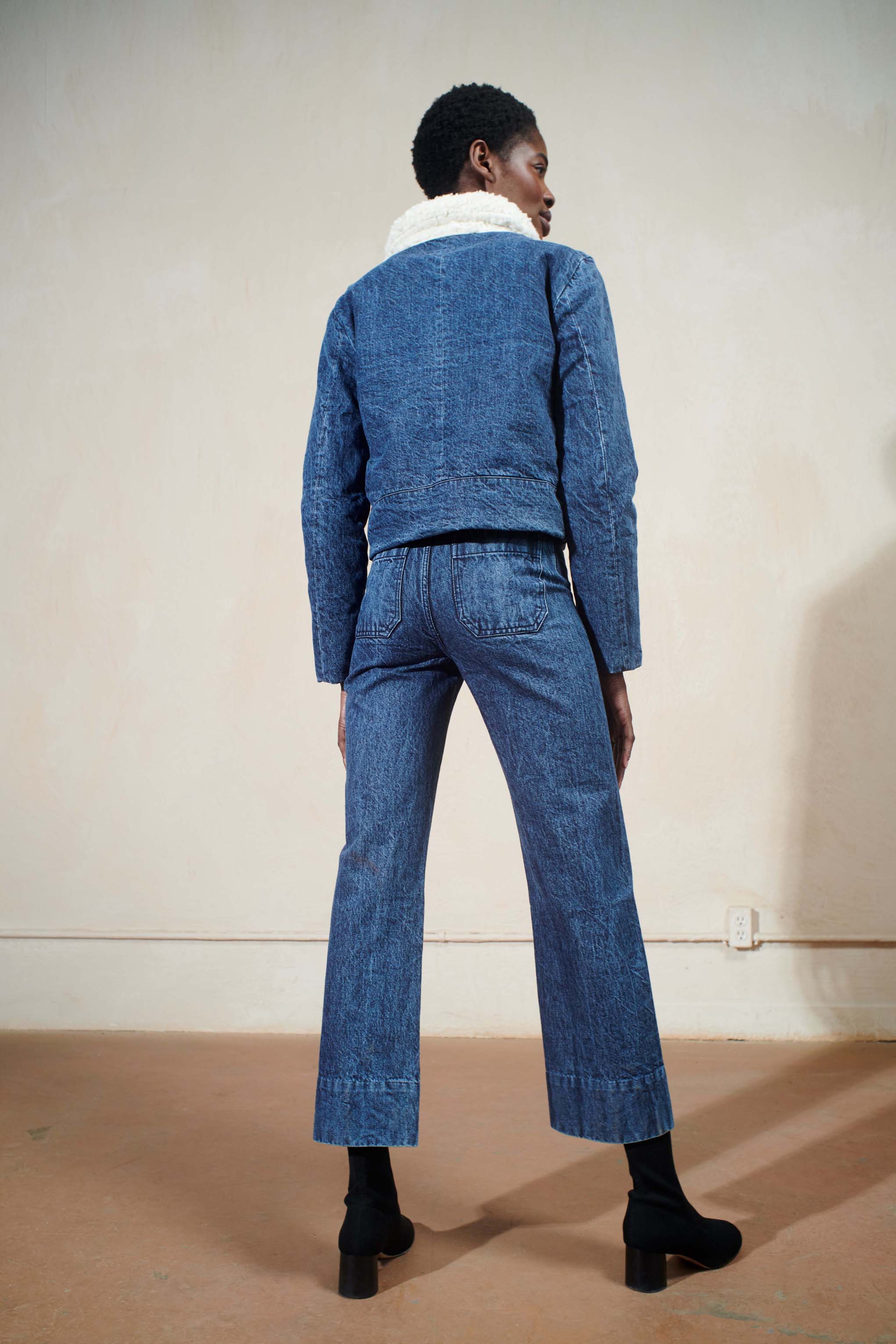 MILO JACKET | denim | organic + earth dyed – Maria Stanley