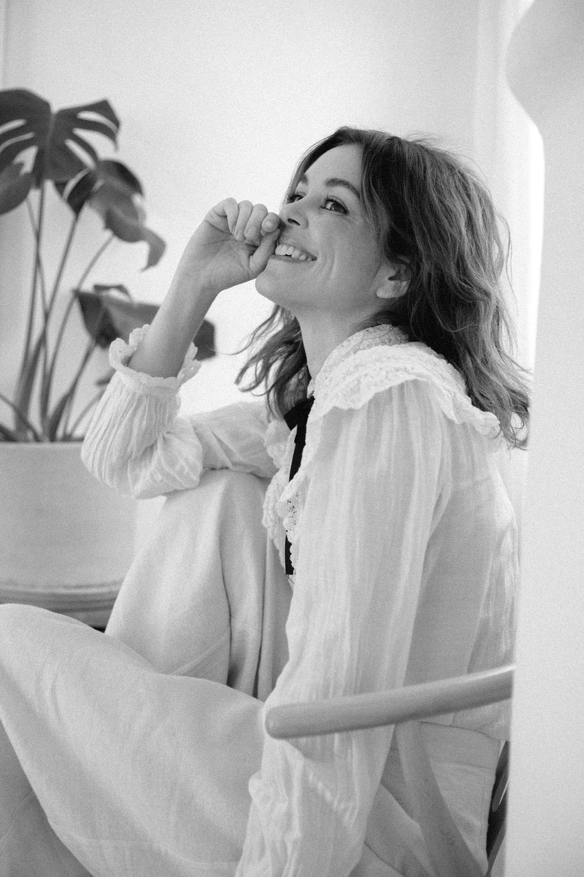 MAYA BLOUSE | bone | organic
