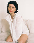 MAYA BLOUSE | bone | organic