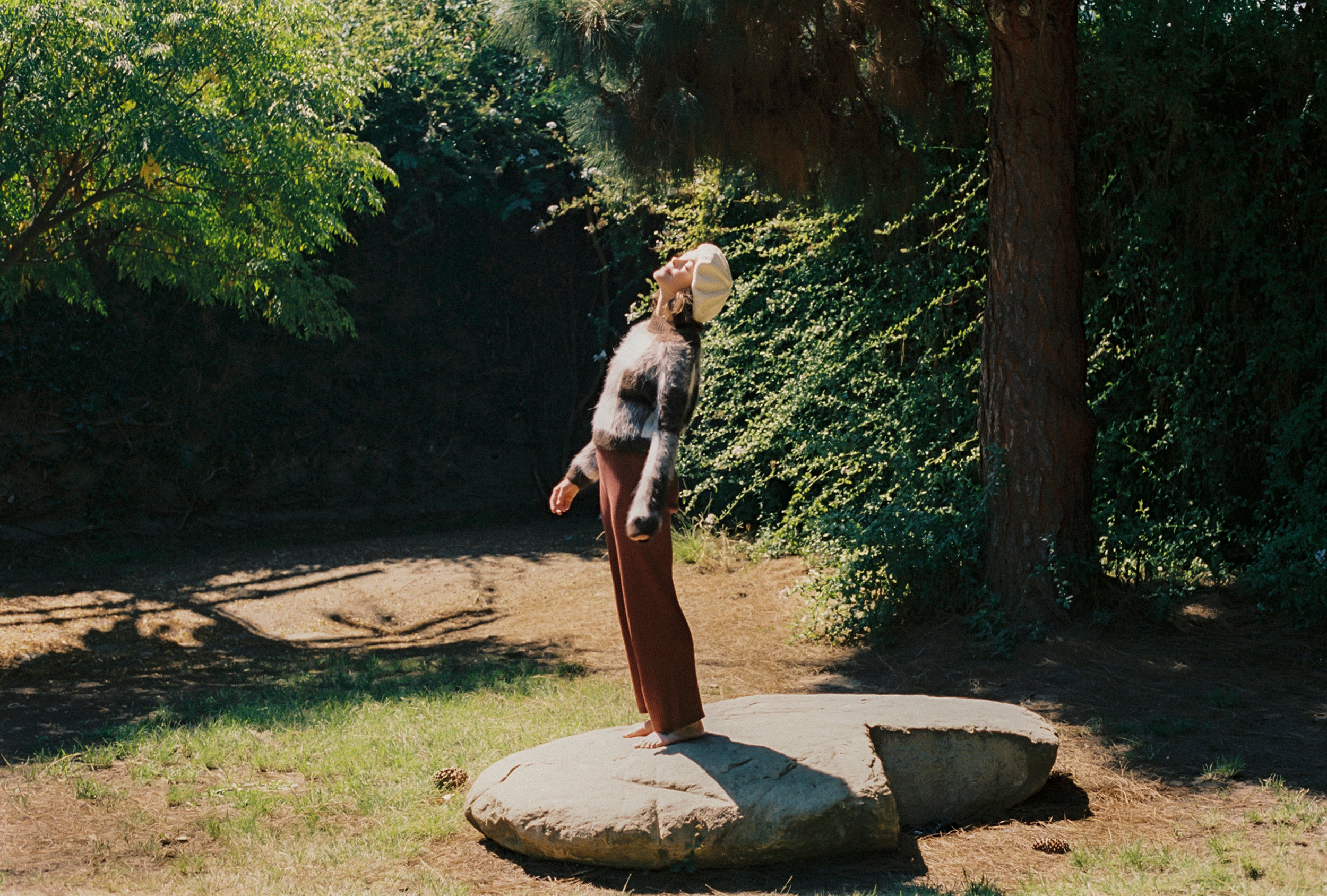 RIBBED GALLO PANT | cacao