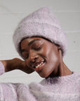 BEANIE | radish plaid