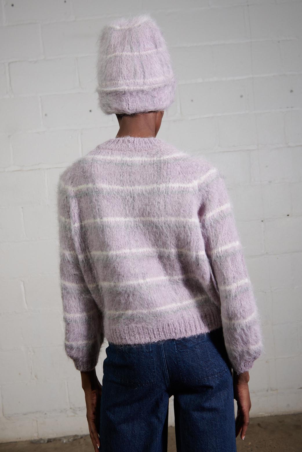 BEANIE | radish plaid