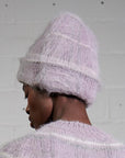 BEANIE | radish plaid