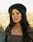 BRUSHED BERET | noir