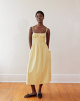 MATCHA DRESS | butter | organic + earth dyed
