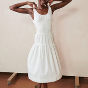 SIGRID DRESS | bone | organic + earth dyed