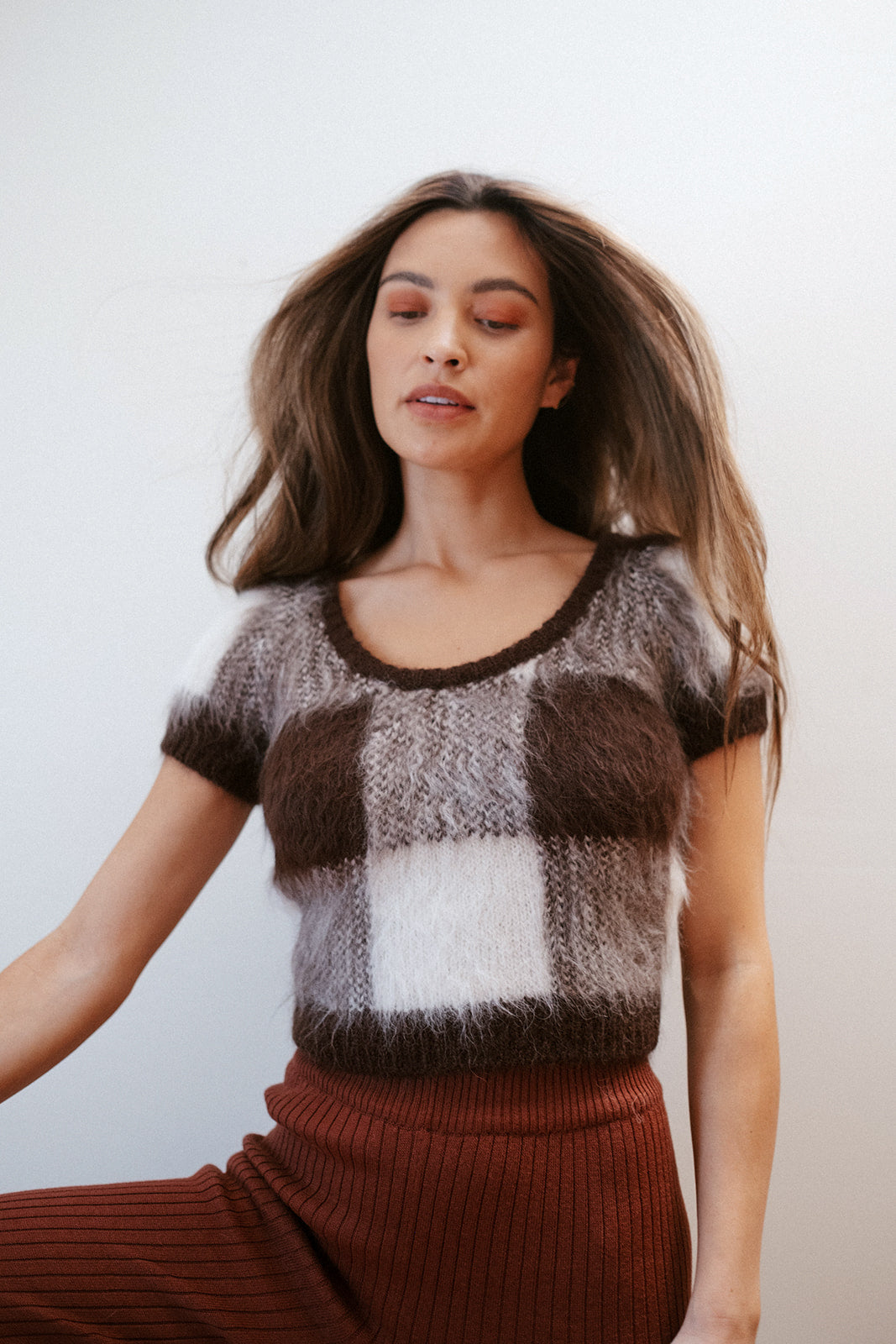 MAHI TOP | plaid