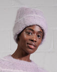 BEANIE | radish plaid